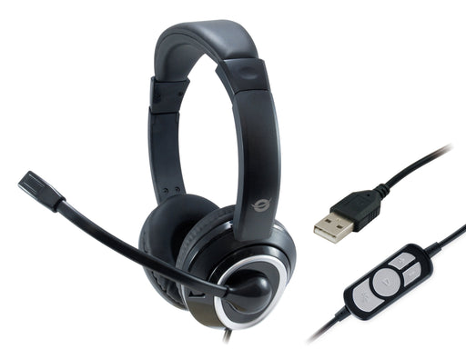 EAN 4015867223208 - Conceptronic POLONA Auriculares Alámbrico Diadema Llamadas/Música USB tipo A Negro imagen 2