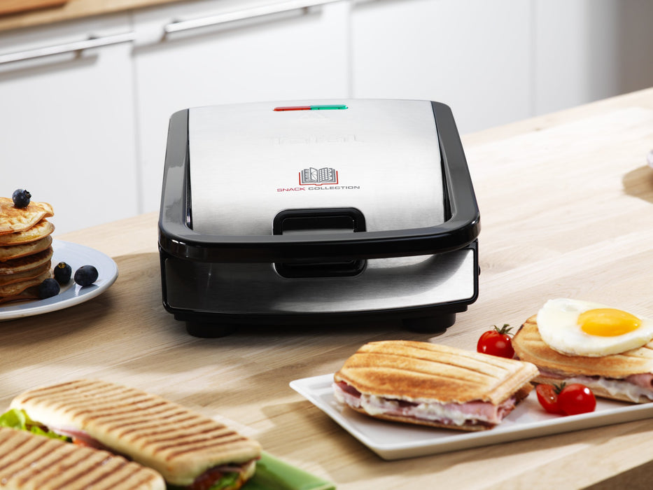 EAN 3045386363643 - Tefal Snack Collection SW852D sandwichera 700 W Negro, Acero inoxidable imagen 12