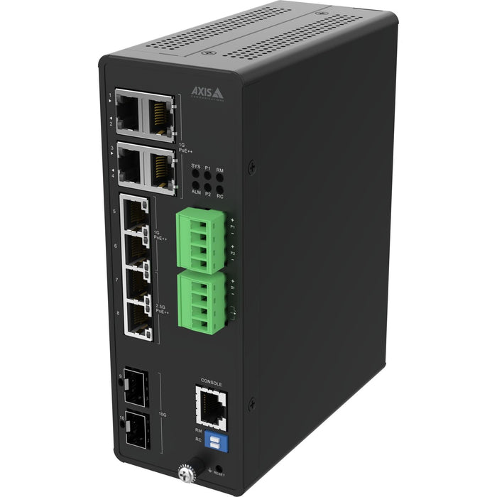 EAN 7331021080225 - Axis 02621-001 switch Gestionado 10G Ethernet (100/1000/10000) Energía sobre Ethernet (PoE) Negro imagen 1