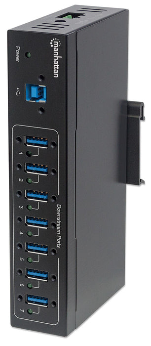 EAN 0766623164405 - Manhattan 164405 hub de interfaz USB 3.2 Gen 1 (3.1 Gen 1) Type-B 5000 Mbit/s Negro imagen 1