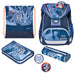 EAN 4008110396767 - Herlitz UltraLight Plus TechMech juego de mochila escolar Niño Poliéster Azul, Naranja imagen 1