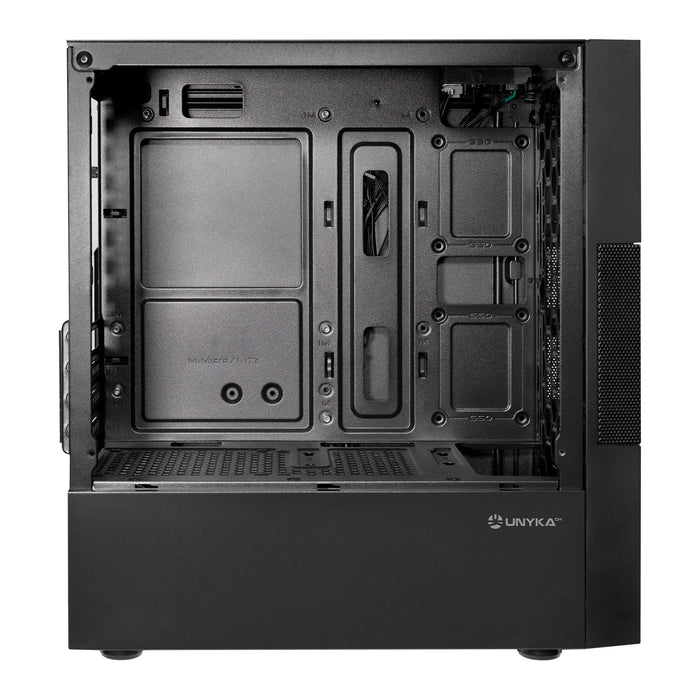EAN 8436617921360 - UNYKAch Aero C25 Micro ATX Micro Torre Negro 500 W imagen 2