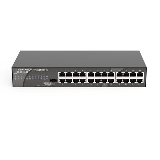 EAN 6971693271531 - Ruijie Networks RG-ES124GD switch No administrado Gigabit Ethernet (10/100/1000) Negro imagen 2
