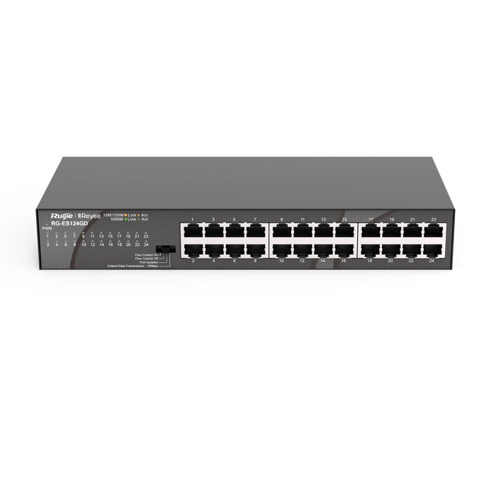 EAN 6971693271531 - Ruijie Networks RG-ES124GD switch No administrado Gigabit Ethernet (10/100/1000) Negro imagen 2