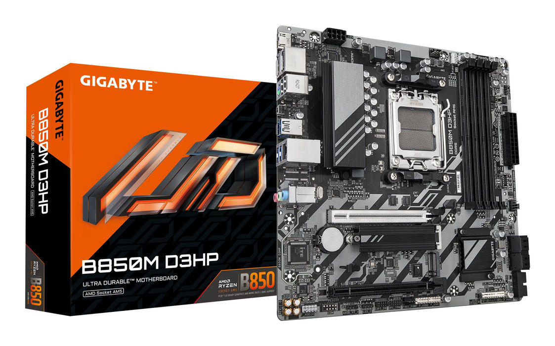 EAN 4719331867058 - GIGABYTE B850M D3HP placa base AMD B850 Zócalo AM5 micro ATX imagen 1