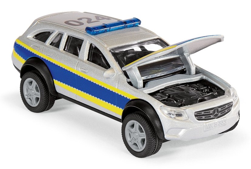 EAN 4006874023028 - Siku Mercedes-Benz E-Class All Terrain 4X4 Police Modelo a escala de furgón policial Previamente montado  imagen 3