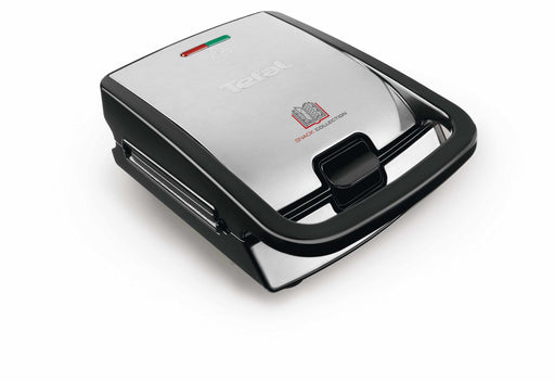 EAN 3045386371204 - Tefal SW854D sandwichera 700 W Negro, Acero inoxidable imagen 2
