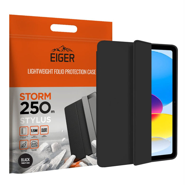 EAN 5055821768030 - EIGER EGSR00136 funda para tablet 27,7 cm (10.9") Folio Negro imagen 1