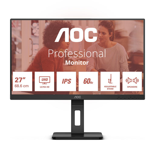 EAN 4038986182522 - AOC E3 U27E3UF pantalla para PC 68,6 cm (27") 3840 x 2160 Pixeles 4K Ultra HD LED Negro imagen 1