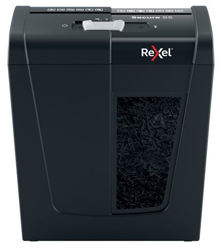 EAN 5028252615259 - Rexel Secure S5 triturador de papel Corte en tiras 70 dB Negro imagen 1