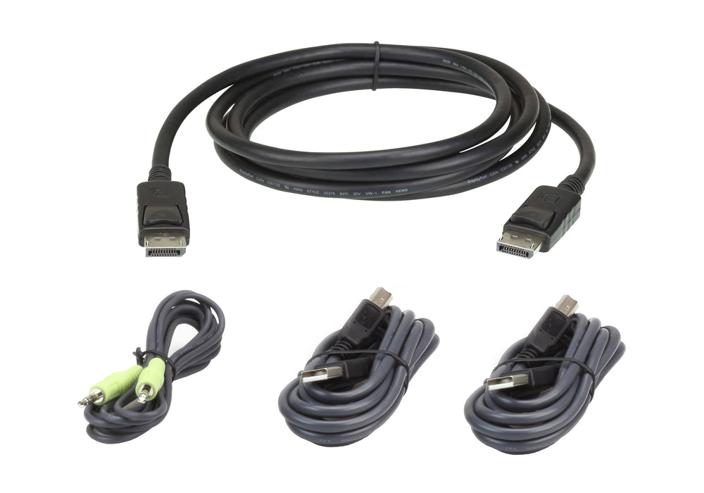 EAN 4719264647338 - ATEN 2L-7D03UDPX4 cable para video, teclado y ratón (kvm) Negro imagen 1