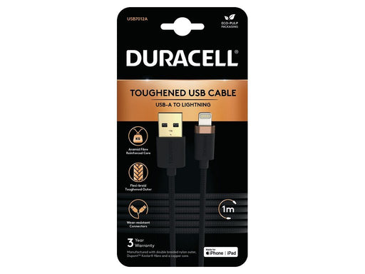 EAN 5056304399987 - Duracell USB7012A cable de conector Lightning Negro imagen 1