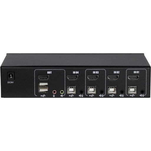 EAN 4260455643443 - Inter-Tech AS-41HA HDMI interruptor KVM Negro imagen 2