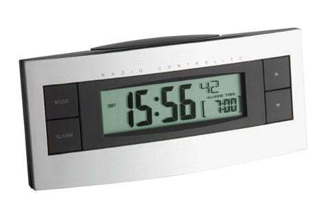 EAN 4009816020215 - TFA-Dostmann 60.2511 despertador Reloj despertador digital Negro, Plata imagen 1