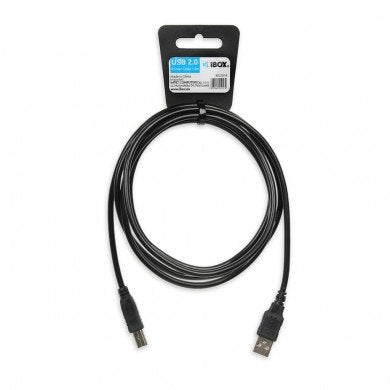EAN 5901443052579 - iBox IKU2D cable USB USB 2.0 1,8 m USB A USB B Negro imagen 2