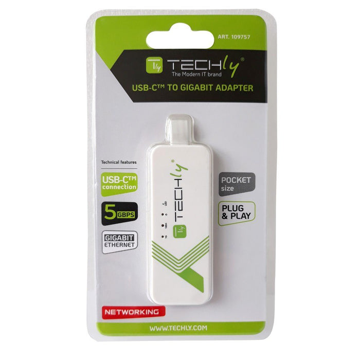 EAN 8051128109757 - Techly IADAP USB31-ETGIGA3 adaptador y tarjeta de red Ethernet 5000 Mbit/s imagen 2