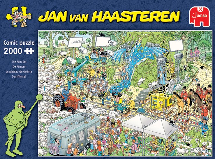 EAN 8710126200476 - Jan van Haasteren The Film Set 2000 pcs Puzzle rompecabezas 2000 pieza(s) imagen 3