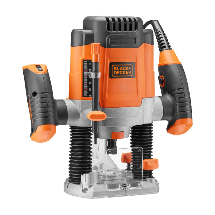 EAN 5035048658284 - Black & Decker KW1200E-QS fresadora y desbastadora Negro, Naranja 28000 RPM 1200 W imagen 3