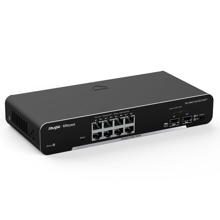 EAN 6971693270909 - Ruijie Networks RG-NBS3100-8GT2SFP switch Gestionado L2 Gigabit Ethernet (10/100/1000) Negro imagen 2