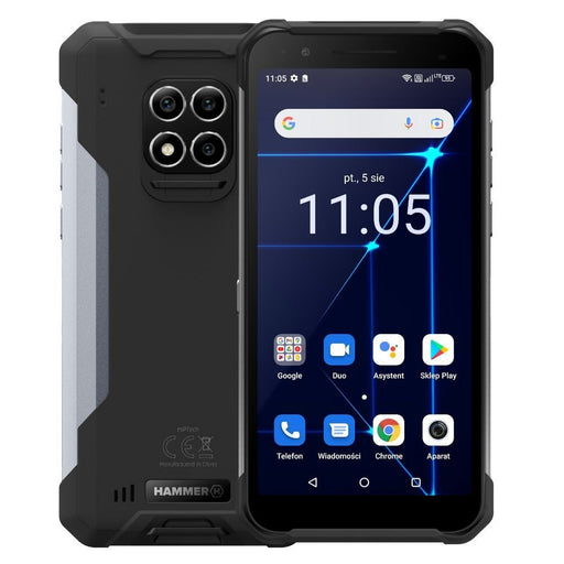 EAN 5902983620365 - myPhone Hammer Construction 15,2 cm (6") SIM doble Android 12 4G USB Tipo C 6 GB 128 GB 6000 mAh Negro, P imagen 1