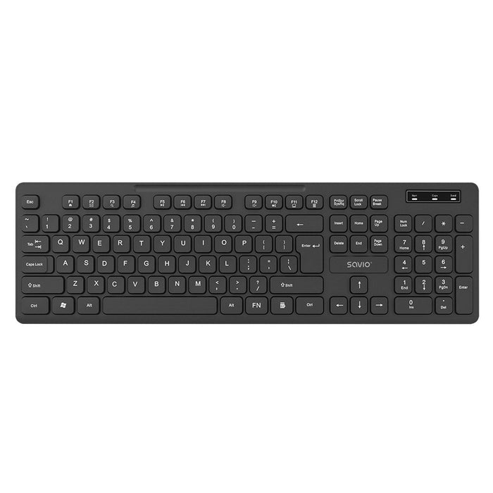 EAN 5901986048855 - Savio KB-02 teclado Hogar / Oficina USB QWERTY Negro imagen 1