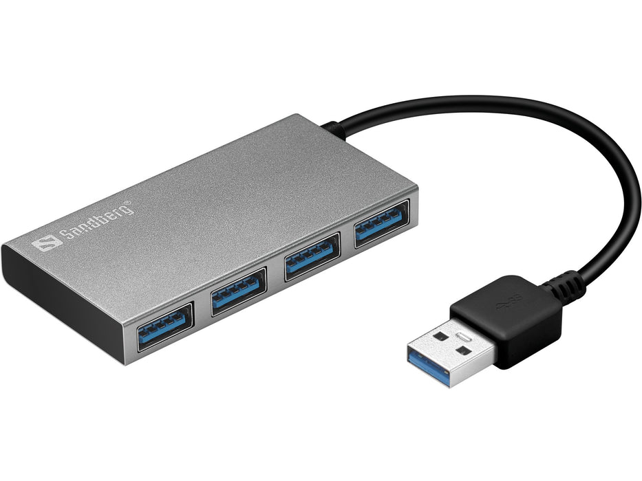 EAN 5705730133886 - Sandberg 133-88 hub de interfaz USB 3.2 Gen 1 (3.1 Gen 1) Type-A 5000 Mbit/s Blanco imagen 1