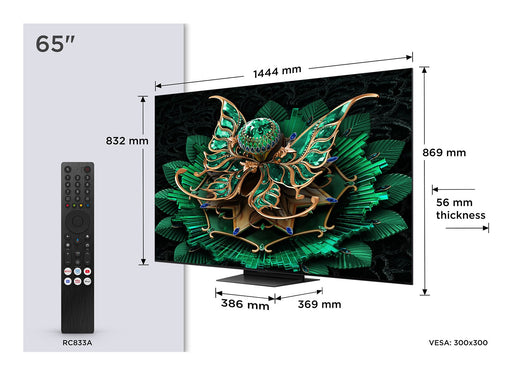 EAN 5901292525736 - TCL 65C7K Televisor 165,1 cm (65") 4K Ultra HD Smart TV Wifi Metálico 2600 cd / m² imagen 2