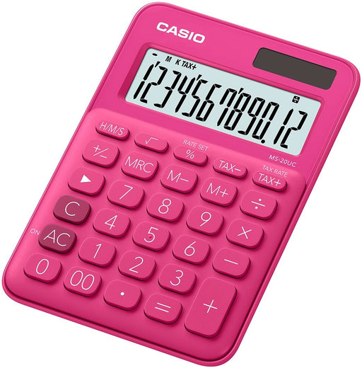 EAN 4549526612725 - Casio MS-20UC-RD calculadora Escritorio Calculadora básica Rojo imagen 1