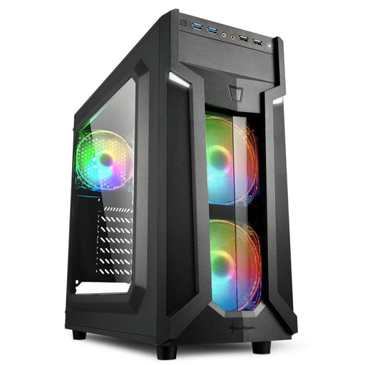 EAN 4044951026814 - Sharkoon VG6-W RGB Midi Tower Negro imagen 1