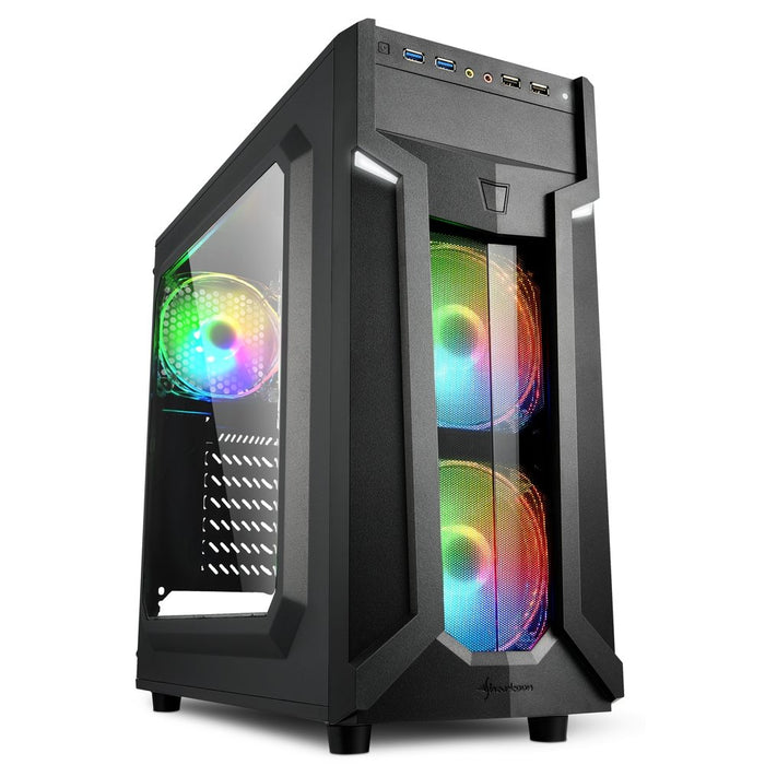 EAN 4044951026814 - Sharkoon VG6-W RGB Midi Tower Negro imagen 1