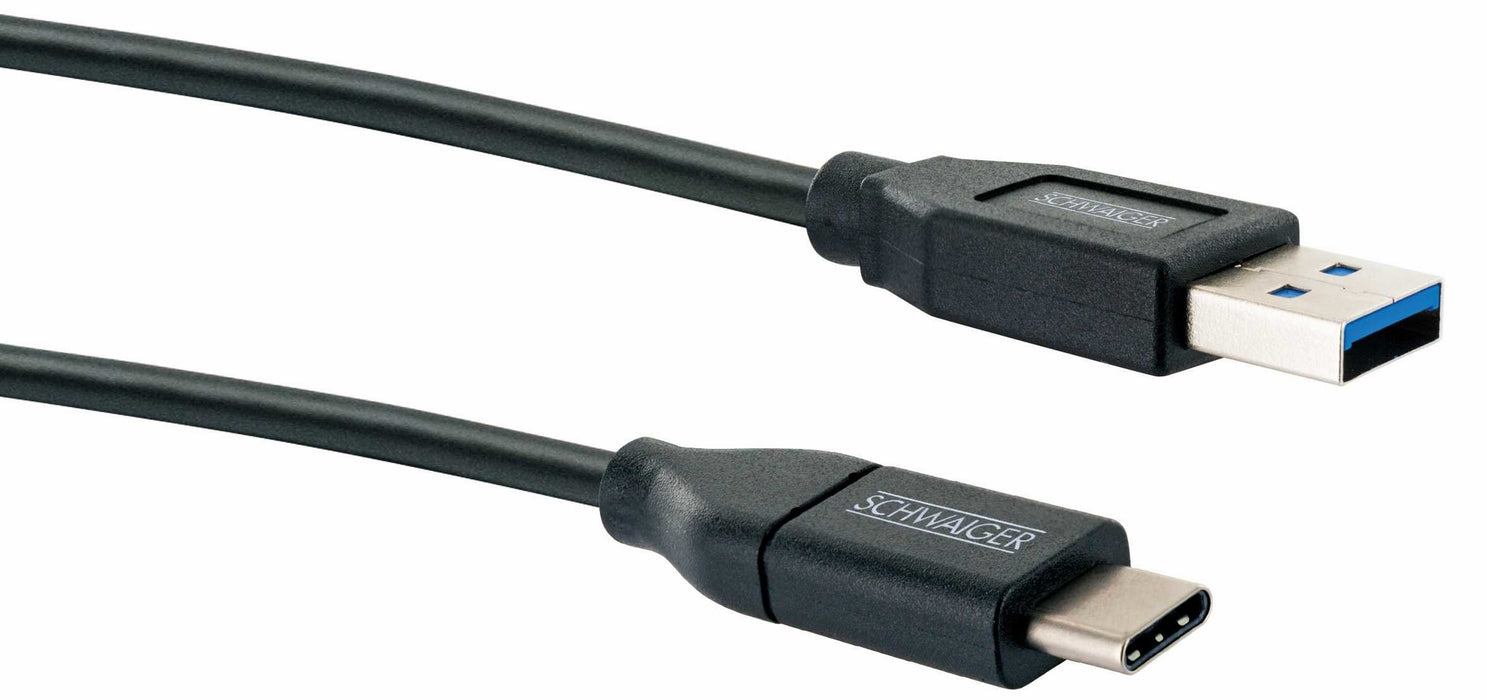 EAN 4004005027129 - Schwaiger LK 050 C cable USB USB 3.2 Gen 2 (3.1 Gen 2) 0,5 m USB A USB C Negro imagen 3