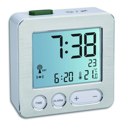 EAN 4009816032355 - TFA-Dostmann 60.2545.54 despertador Reloj despertador digital Plata imagen 2