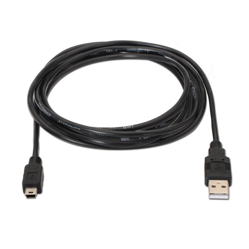 EAN 8436574700251 - AISENS A101-0026 cable USB USB 2.0 3 m USB A Mini-USB B Negro imagen 2