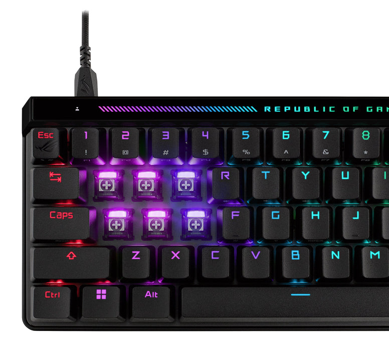 EAN 4711387651858 - ASUS ROG Falchion Ace HFX teclado Juego USB QWERTZ Alemán Negro imagen 10