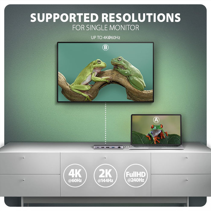 EAN 8595247907783 - Axagon HMC-12GM2 base para portátil y replicador de puertos Alámbrico USB 3.2 Gen 2 (3.1 Gen 2) Type-C Gr imagen 8