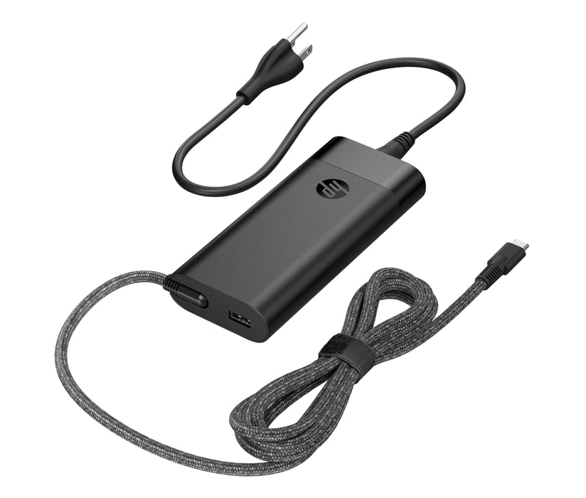 EAN 0198122961030 - HP 110W USB-C Laptop Charger adaptador e inversor de corriente Interior Negro imagen 3