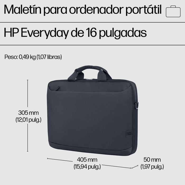 EAN 0198415072726 - HP Everyday 16 Odyssey Gray Laptop Briefcase 40,9 cm (16.1") Gris imagen 4