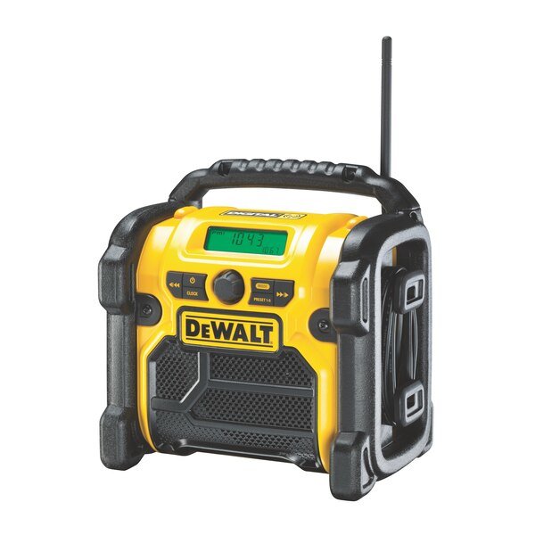 EAN 5035048459256 - DeWALT DCR020-QW radio Portátil Digital Negro, Amarillo imagen 1
