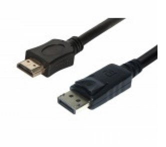 EAN 4005938188819 - Helos 118881 adaptador de cable de vídeo 10 m DisplayPort HDMI Negro imagen 1