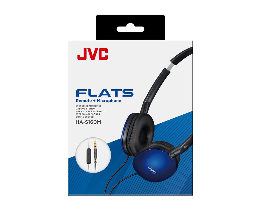 EAN 4975769478529 - JVC HA-S160M-AU auricular y casco Auriculares Alámbrico Diadema Llamadas/Música Azul imagen 4
