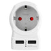 EAN 7640166323099 - Skross 1500281 adaptador de enchufe eléctrico Tipo B Tipo C (Euroconcexión) + Tipo F imagen 1