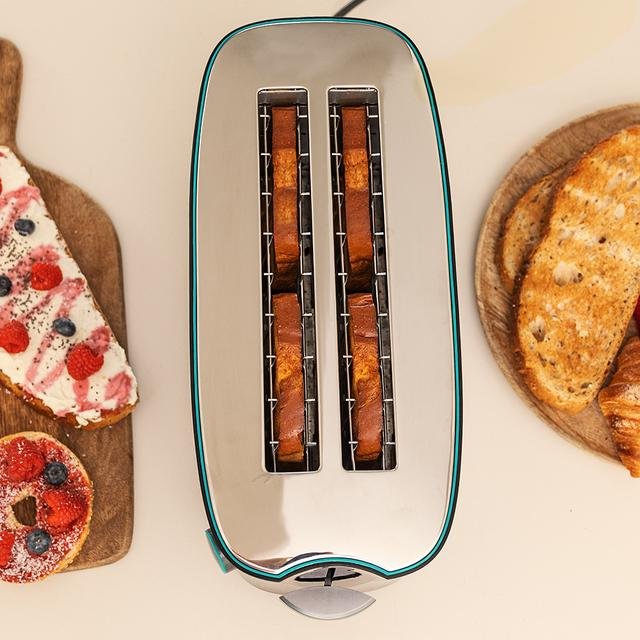 EAN 8435484021807 - Cecotec 02180 tostadora 7 4 rebanada(s) 1350 W Negro, Acero inoxidable imagen 6