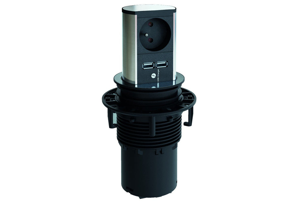 EAN 4016514078103 - Bachmann 928.017 base múltiple 2 m 1 salidas AC Interior Negro, Plata imagen 1