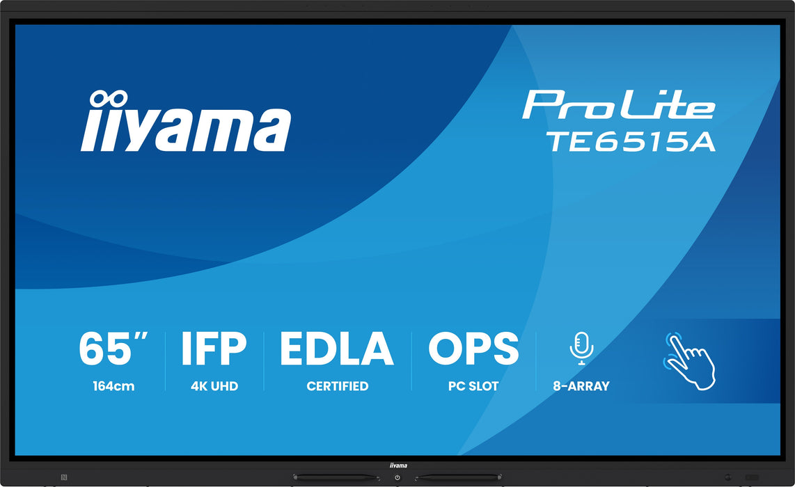 EAN 4948570124848 - iiyama TE6515A-B1AG pantalla de señalización Pantalla plana para señalización digital 163,8 cm (64.5") Wi imagen 1