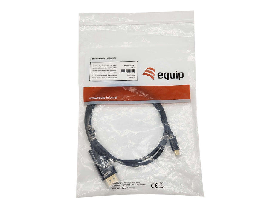EAN 4015867228760 - Equip 133426 adaptador de cable de vídeo 1 m USB Tipo C Gris imagen 4