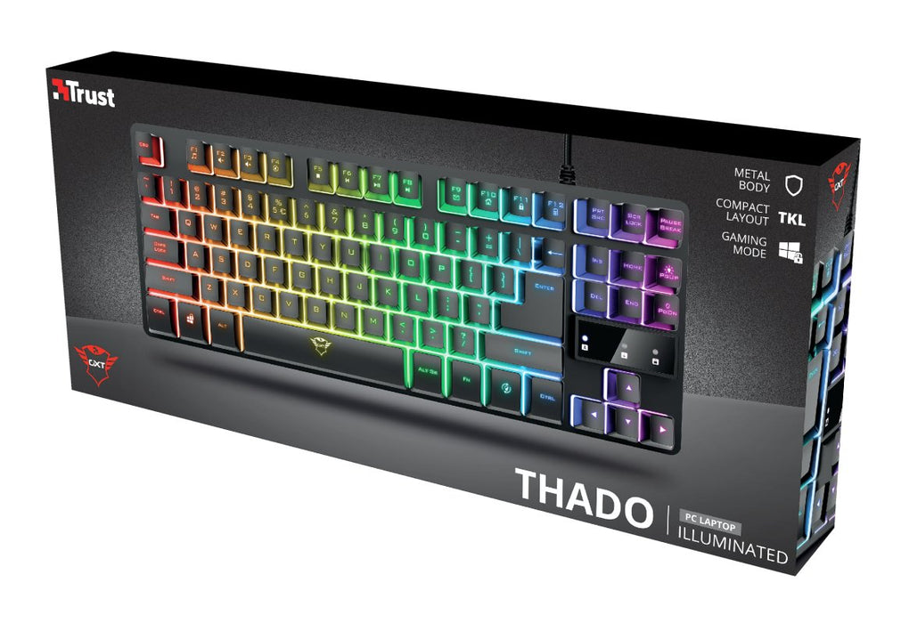 EAN 8713439240672 - Trust GXT 833 Thado teclado Juego USB Español Negro, Plata imagen 5