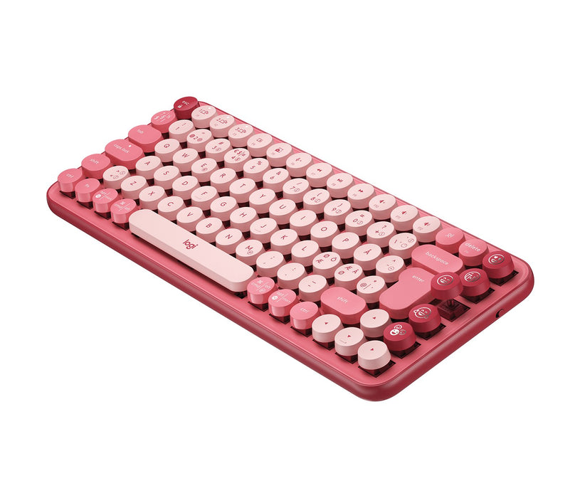 EAN 5099206101623 - Logitech 920-010733 teclado Universal RF Wireless + Bluetooth QWERTY Nórdico Borgoña, Rosa, Rosa imagen 5