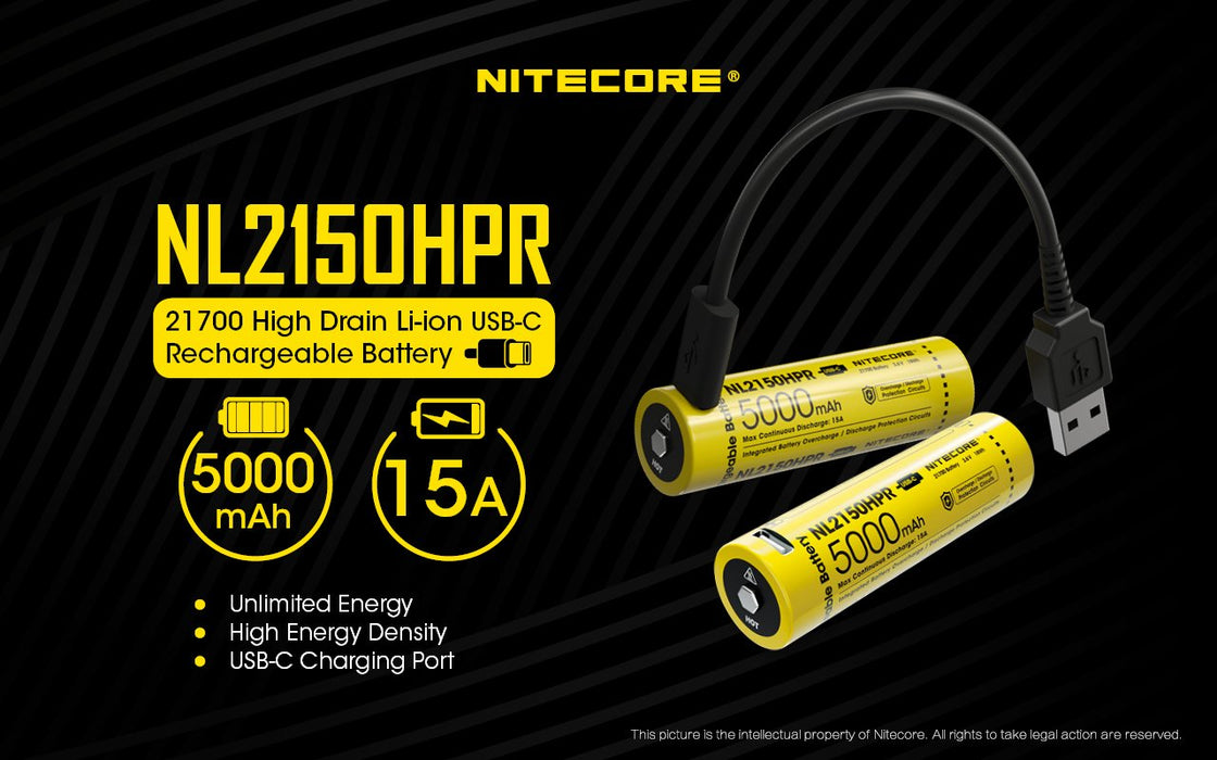 EAN 6952506493739 - Nitecore NL2150HPR batería recargable industrial Ión de litio 5000 mAh 3,6 V imagen 15