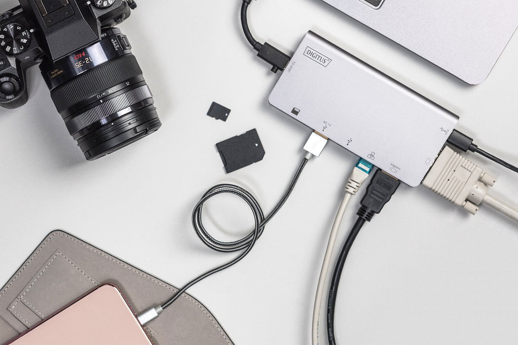 EAN 4016032456674 - Digitus DA-70877 base para portátil y replicador de puertos Alámbrico USB 3.2 Gen 1 (3.1 Gen 1) Type-C Gr imagen 8