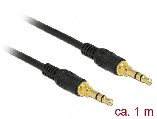 EAN 4043619855476 - DeLOCK 85547 cable de audio 1 m 3,5mm Negro imagen 1